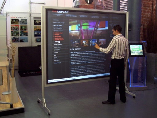 interactive touch screen